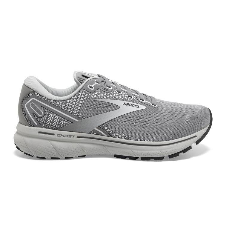 Brooks Women's Ghost 14 Cushioned Road Running Shoes - Alloy/Grey/Silver (VMPX54608)